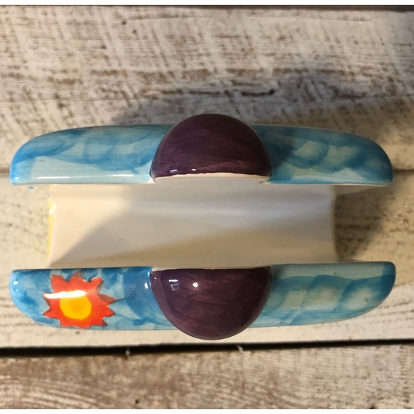 Vintage Cocoa Beach, Florida Ceramic Napkin Holder - Picture 3 of 4